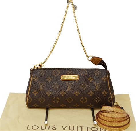 lv monogram canvas is it leather|louis vuitton monogram canvas eva.